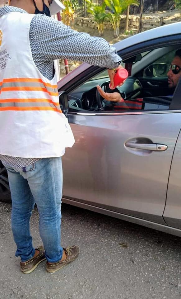 Personal de Protección Civil de Tecpatán, Chiapas, en Coordinación con Seguridad Pública Municipal,